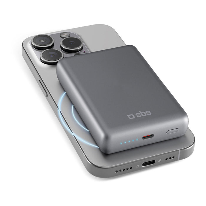 EXTERNAL BATTERY SBS 10000 mAh SlimMag 20W 81536