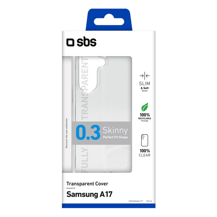 SBS SKINNY SILI SAMSUNG A17 CLEAR CASE