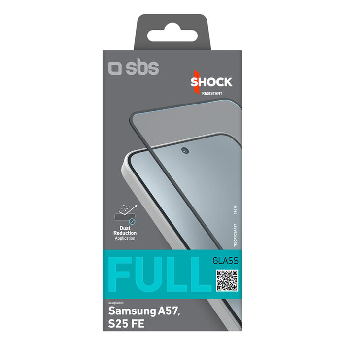 SBS Full Cover Tempered Glass for Samsung Galaxy A57
