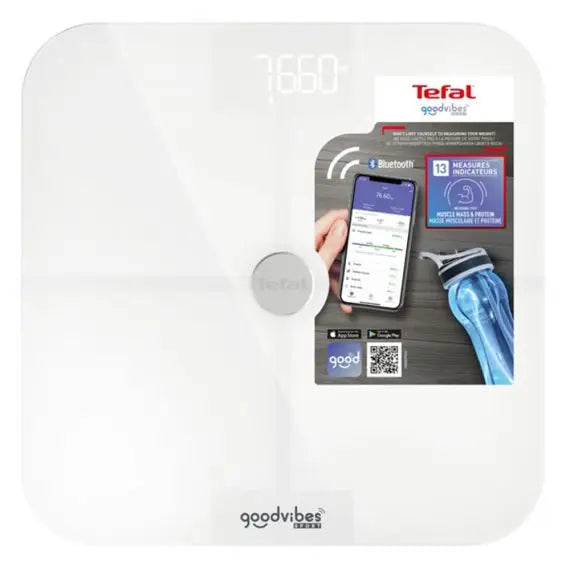 Scale TEFAL Goodvibes Sport BM9640S1 up to 180 kg - Уреди за лична грижа<<<TEFAL дребна електродомакинска