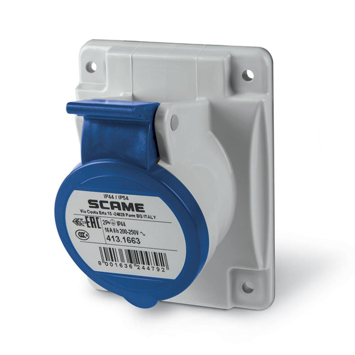 CONTACT 2P+E 16A 230V IP54 OPTIMA SCAME