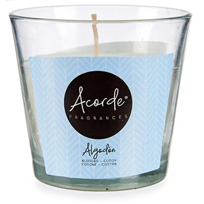 Scented Candle Acorde Cotton 120 g (12 Units) - Почистване Прахосмукачки И Гладене<<<Дом Градина<<<BigBuy&&&Ароматни