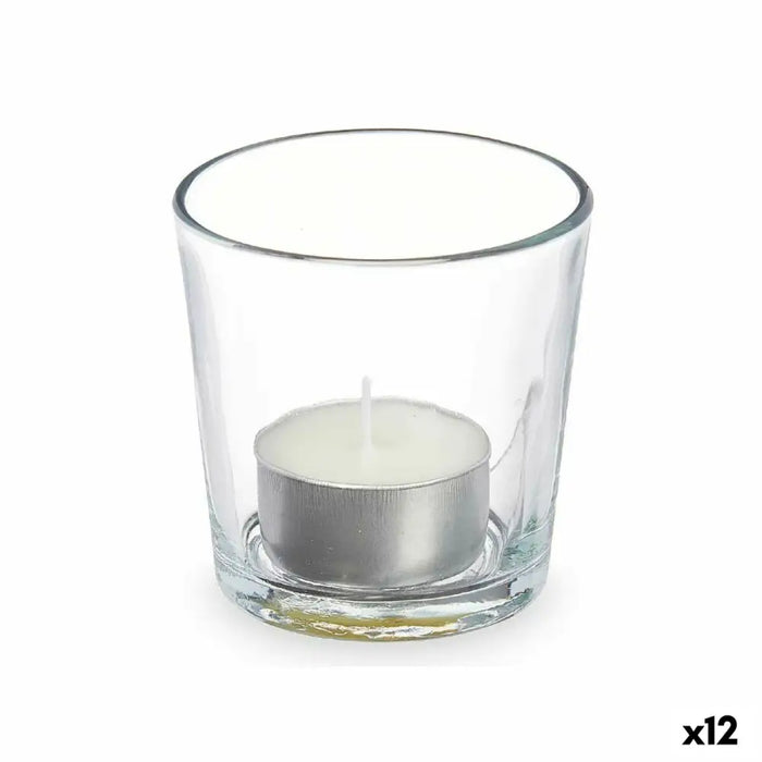 Scented Candle Acorde Cotton Glass (12 Units) - Почистване Прахосмукачки И Гладене<<<Дом Градина<<<BigBuy&&&Ароматни