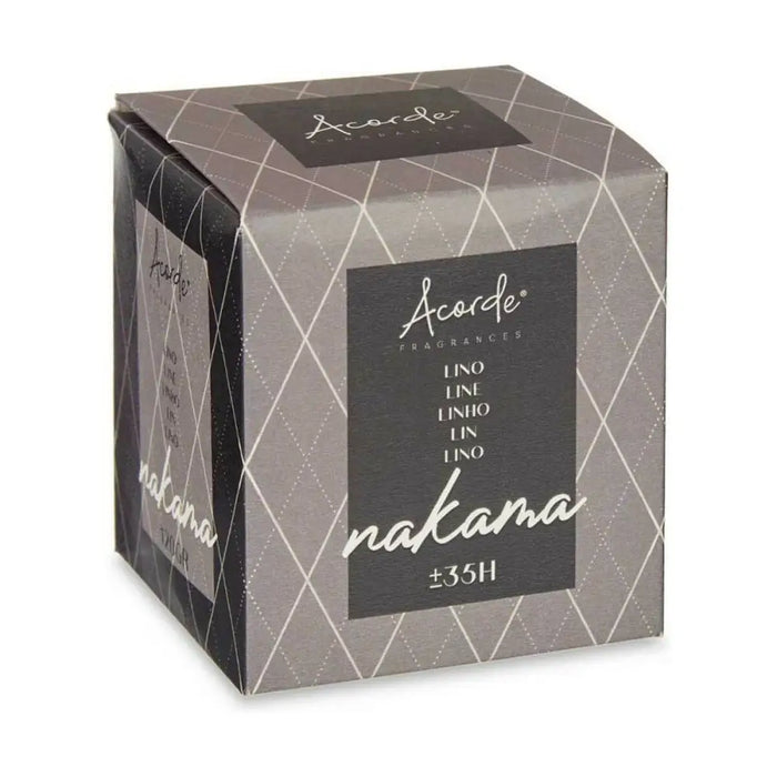 Scented Candle Acorde Linen 120 g (12 Units) - Почистване Прахосмукачки И Гладене<<<Дом Градина<<<BigBuy&&&Ароматни