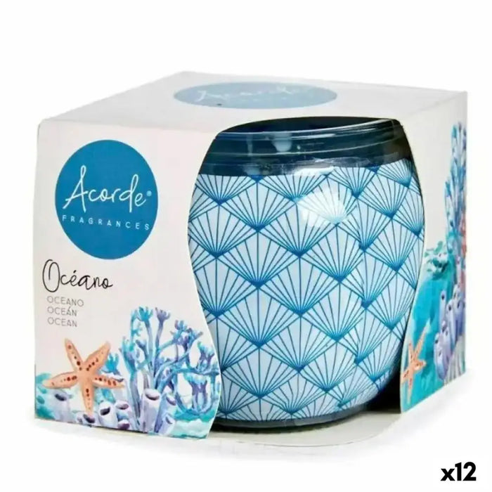 Scented Candle Acorde Ocean (12 Units) - Почистване Прахосмукачки И Гладене<<<Дом Градина<<<BigBuy&&&Ароматни