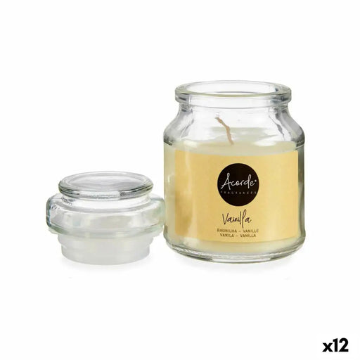 Scented Candle Acorde Vanilla (12 Units) - Декорация и Осветление<<<Дом Градина<<<BigBuy&&&Свещи и Свещници<<<Декорация