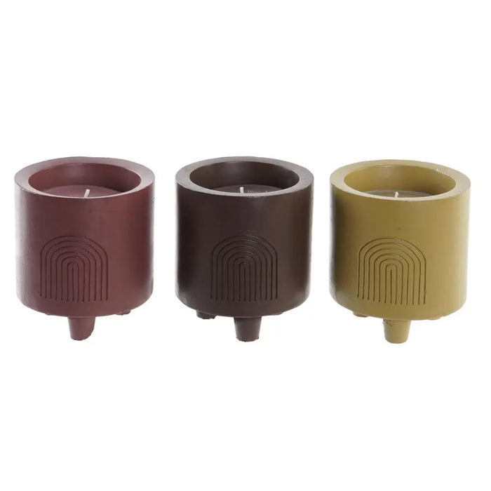 Scented Candle DKD Home Decor (150 g) (3 Units) - Почистване Прахосмукачки И Гладене<<<Дом Градина<<<BigBuy&&&Ароматни