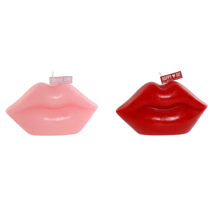 Scented Candle Home ESPRIT Lips (2 Units) - Почистване Прахосмукачки И Гладене<<<Дом Градина<<<BigBuy&&&Ароматни