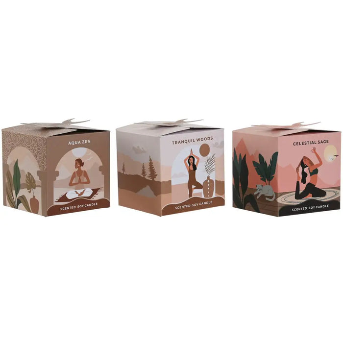 Scented Candle Home ESPRIT Urban 60 g (3 Units) - Ароматни свещи<<<Почистване Прахосмукачки И Гладене<<<Дом