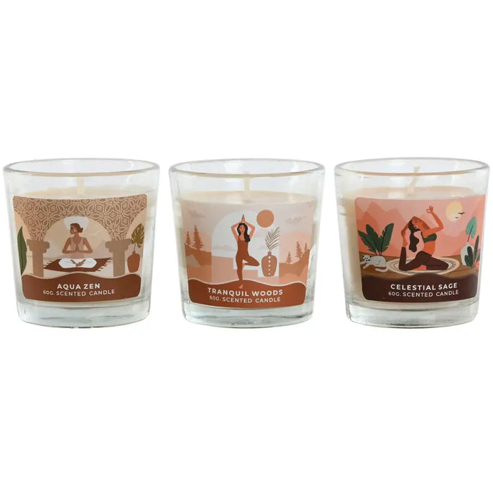 Scented Candle Home ESPRIT Urban 60 g (3 Units) - Ароматни свещи<<<Почистване Прахосмукачки И Гладене<<<Дом