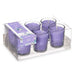 Scented Candle Set Acorde Lavendar Glass (12 Units) - Почистване Прахосмукачки И Гладене<<<Дом