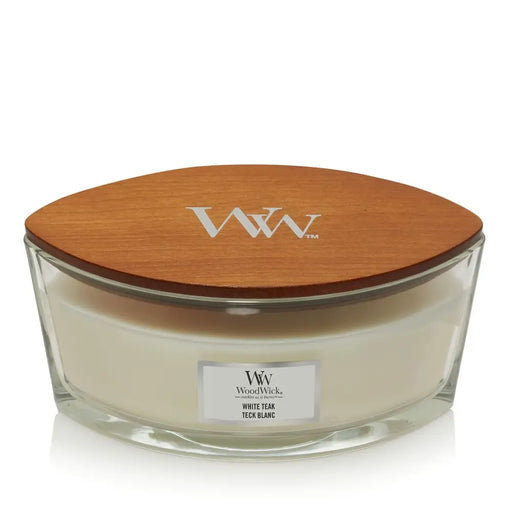 Scented Candle Woodwick Core Ellipse White Teak 453 g - Почистване Прахосмукачки И Гладене<<<Дом