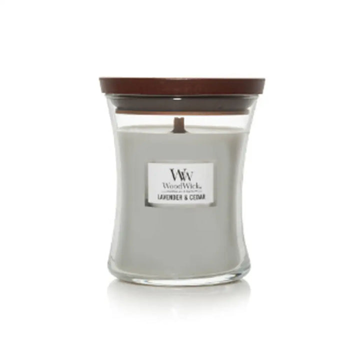 Scented Candle Woodwick Lavender & Cedar - Почистване Прахосмукачки И Гладене<<<Дом Градина<<<BigBuy&&&Ароматни