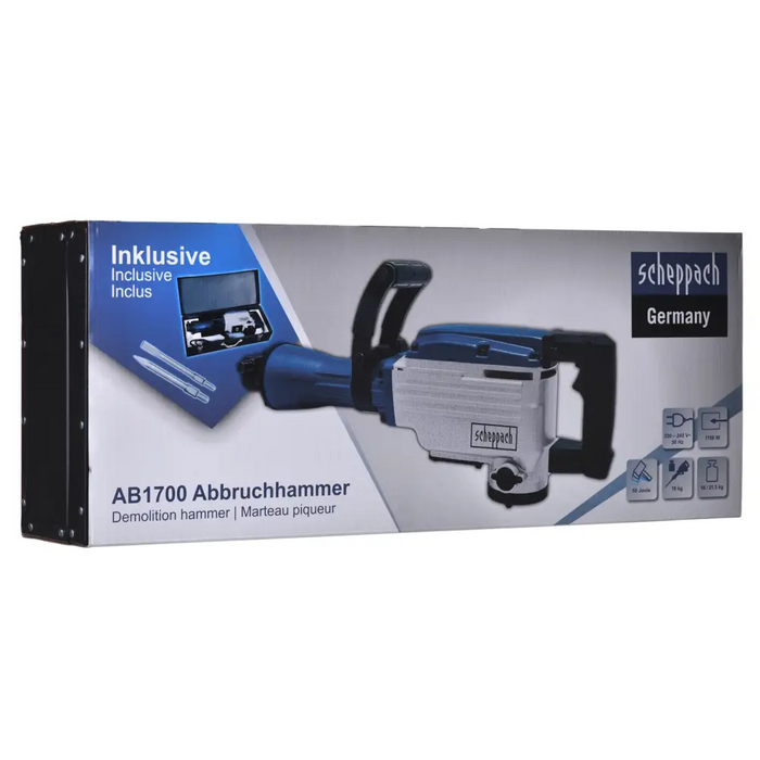 Scheppach AB1700 HEX (SCH5908203901) demolition hammer - Stroke hammersNEL-MUD<<<Electric toolsNEL<<<ActionPL
