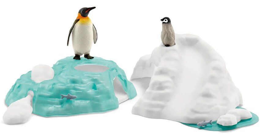 Playset Schleich Penguin Family on the Ice Floe
