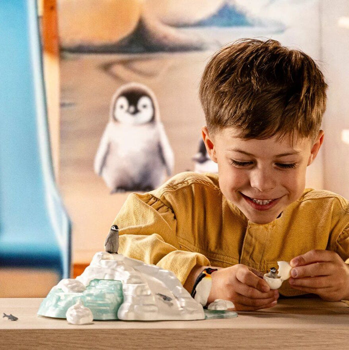 Playset Schleich Penguin Family on the Ice Floe