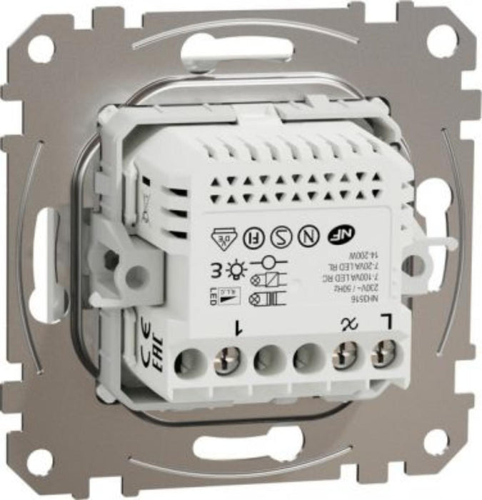 DIMMER LED ROTARY 200W ANTHRACITE SEDNA