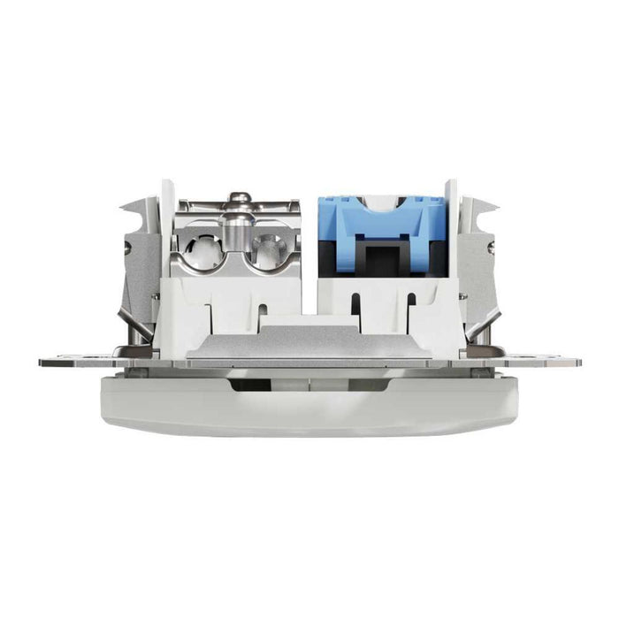 SOCKET TV+RJ45 CAT.6 UTP WHITE SEDNA