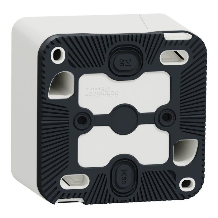 EV CONTACT SCHUKO OPEN MOUNTING WHITE