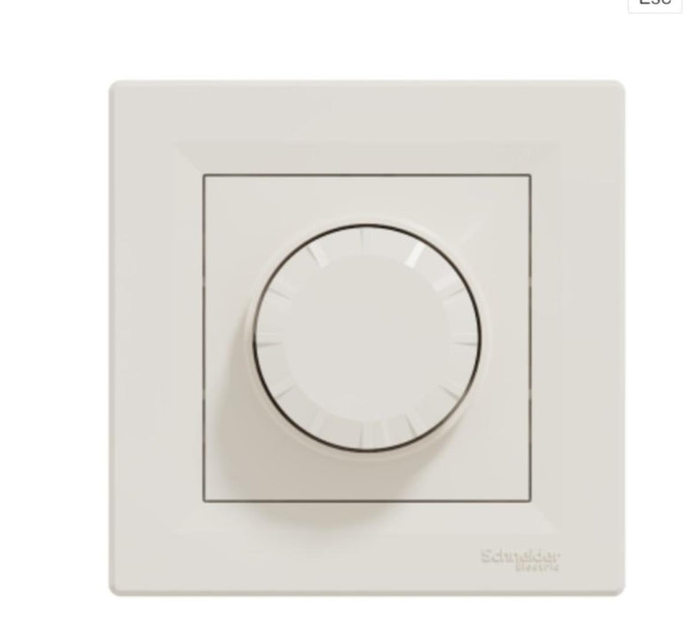 DIMMER LED 230V 370W, WITH CREAM ASFORA FRAME