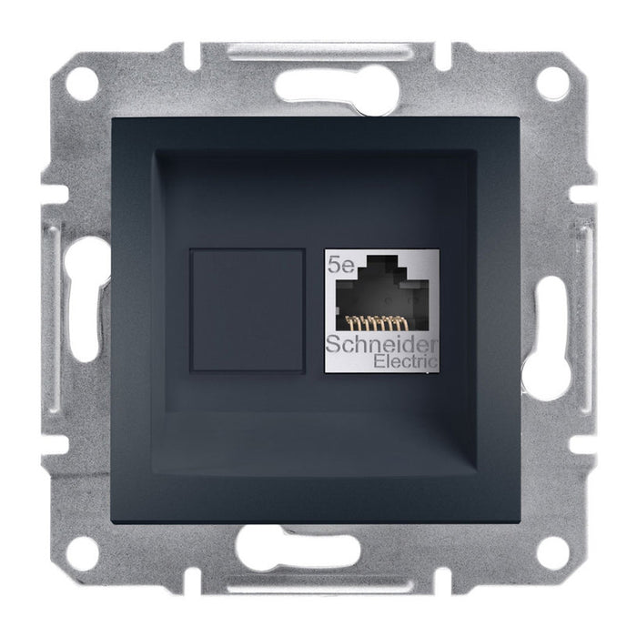 INTERNET SOCKET RJ45 CAT 5E UTP ANTHRACITE SCHNEIDER ASFORA