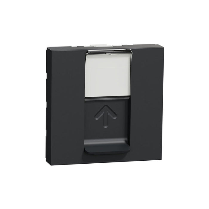 SOCKET RJ45 2 MODULE ANTHRACITE SCHNEIDER UNICA (NU341154)