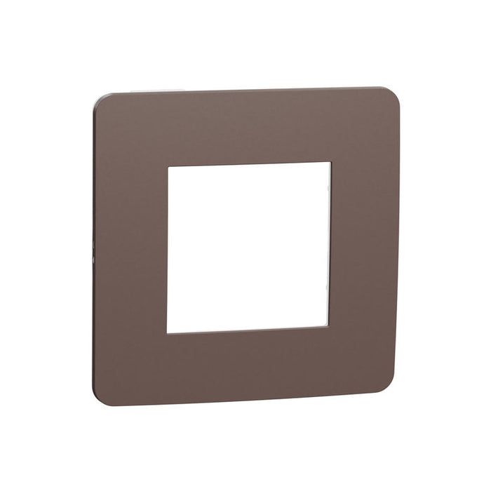 SINGLE FRAME CHOCOLATE WITH EDGE ANTHRACITE SCHNEIDER UNICA (NU280217)