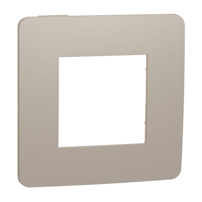 IVORY EDGE CAPPUCCINO SINGLE FRAME SCHNEIDER UNICA (NU280227)