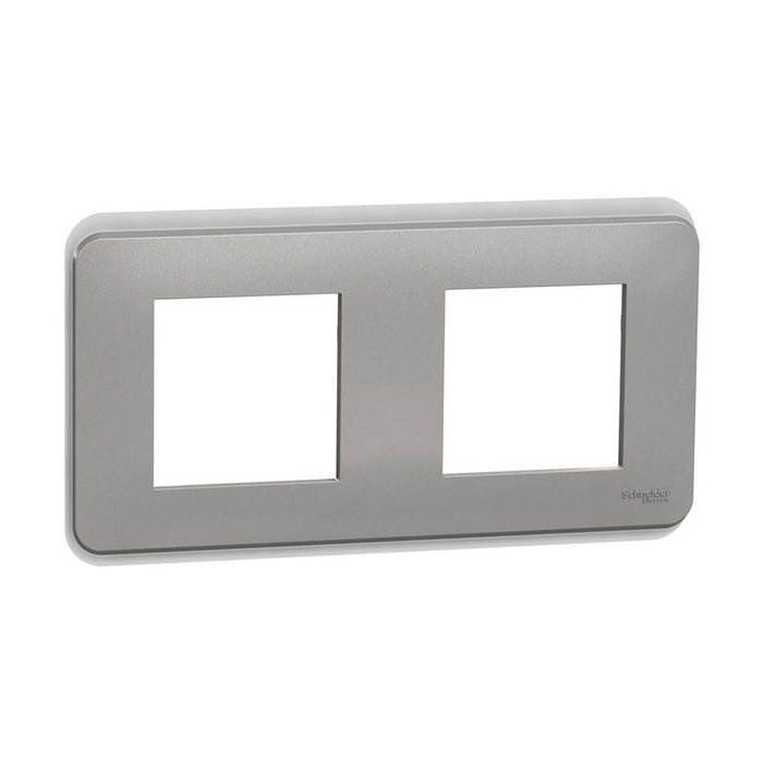 DOUBLE FRAME ALUMINUM SCHNEIDER UNICA (NU400430)