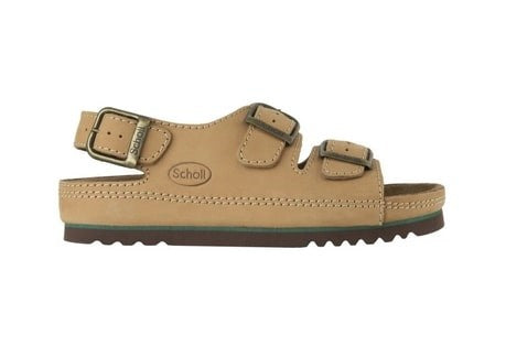 Scholl Air Bag Back Strap Comfortable Sandals Brown 36