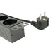 Schuko 19’’ 8 Way Multi-socket Adapter with On / Off Switch GEMBIRD EG-PDU-014-F (3 m) - RACK power