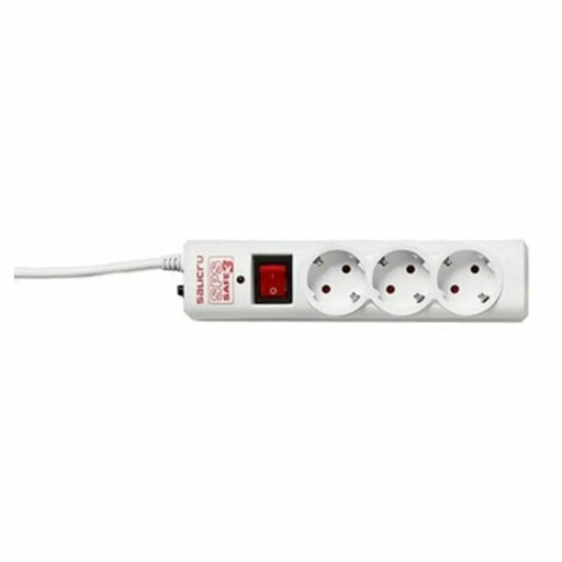 Schuko 3-socket plugboard with power switch Salicru SPS SAFE 3 (1,5 m) - Електроника Периферни и резервни