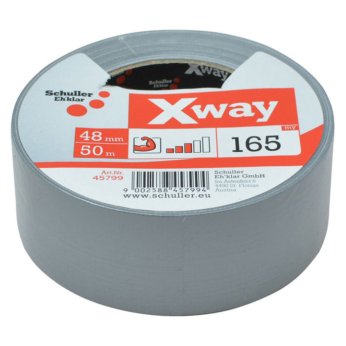 REINFORCED DUCT TAPE 50МХ48MM SILVER SCHULLER X-WAY