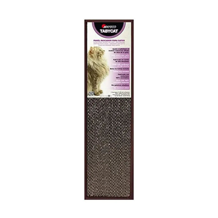 Scratching Post for Cats Nayeco TABY CAT Brown Cardboard 48 x 13 x 4 cm - Домашни Животни<<<Дом