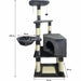 Scratching Post for Cats SWIFTY Dark Grey Sisal - Домашни Животни<<<Дом Градина<<<BigBuy&&&Здраве и хигиена<<<Домашни