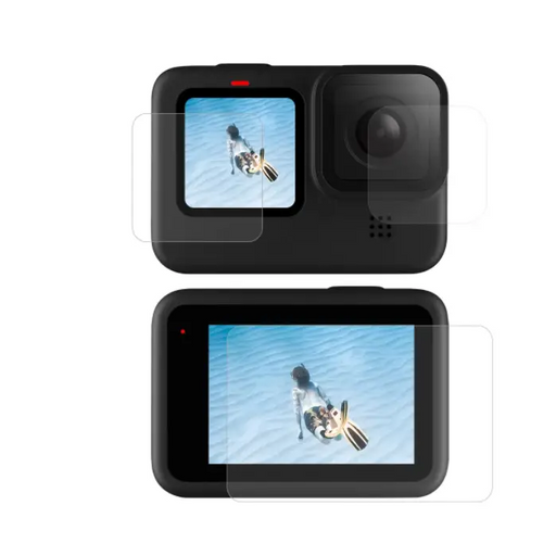 Screen and lens protective foil Telesin for GoPro Hero 9 / Hero 10 / Hero 11 / Hero 12 (GP-FLM-902) - For sports