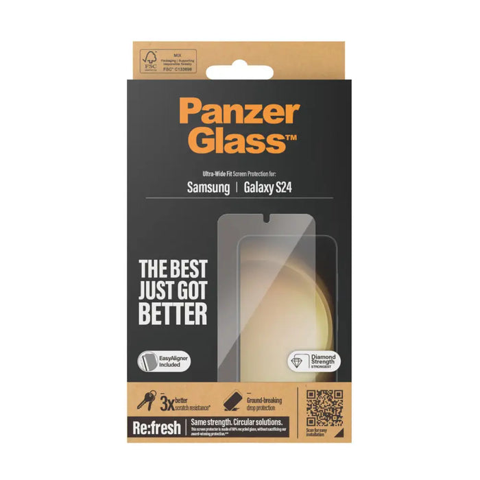 Screen Protector Panzer Glass 7350 Samsung Galaxy S24 - Протектори за Екран<<<Електроника Телефони и