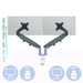 Screen Table Support Leitz Ergo Space Saving 17’’ 32’’ - Монтиране на екрани<<<Електроника Периферни и резервни