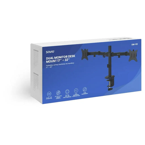 Screen Table Support Savio UM-03 32’’ 17’’ - Монтиране на екрани<<<Електроника Периферни и резервни части<<<Компютри|