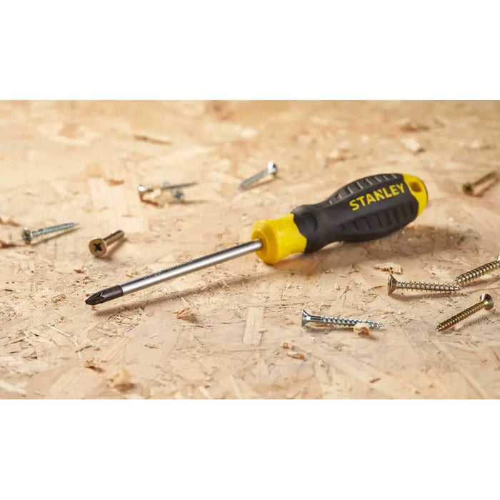 SCREWDRIVER PZ2 100MM STANLEY STHT16163-0 - Отвертки<<<Ръчни инструменти<<<Инструменти и