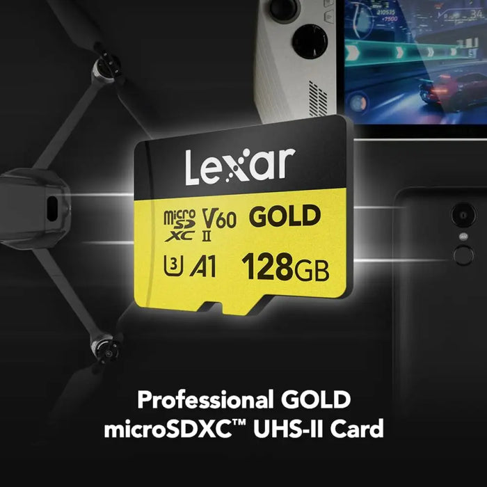 SD Memory Card Lexar LMSGOLD128G-BNNNG 128 GB - Карти с памет<<<Компютър Мрежи и компоненти<<<Компютри|
