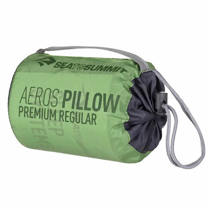 Sea To Summit Aeros Premium Pillow travel pillow Inflatable Lime - Sleeping bags hammocks