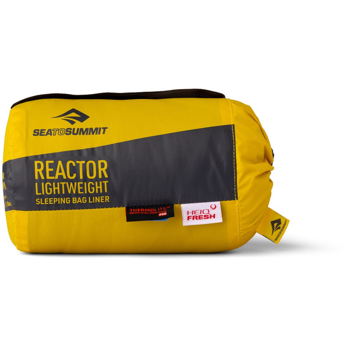 SEA TO SUMMIT Reactor Lightweight Liner Long sleeping bag liner, pewter