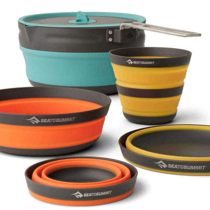 SEA TO SUMMIT Frontier UL ultra-light folding pot set for 2 people/5 pieces