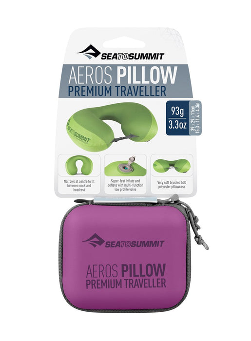 Pillow SEA TO SUMMIT Aeros Premium Traveller Magenta