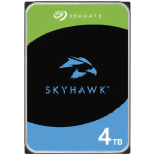 SEAGATE Surveillance Skyhawk 4TB HDD SATA 6Gb/s 256MB cache 8.9cm 3.5inch SMR Air 24x7 BLK - Вътрешни HDD<<<HDD и