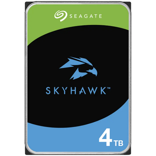 SEAGATE Surveillance Skyhawk 4TB HDD SATA 6Gb/s 256MB cache 8.9cm 3.5inch SMR Air 24x7 BLK - Вътрешни HDD<<<HDD и