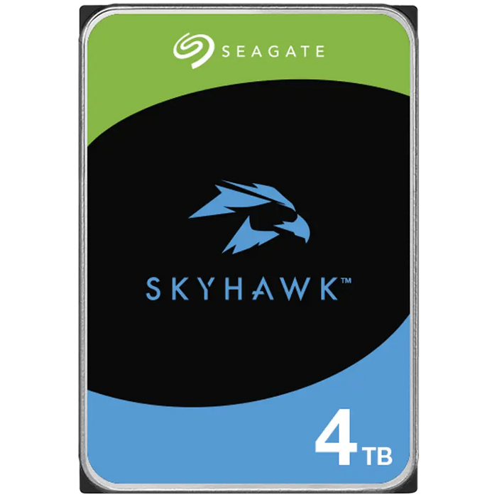 SEAGATE Surveillance Skyhawk 4TB HDD SATA 6Gb/s 256MB cache 8.9cm 3.5inch SMR Air 24x7 BLK - Вътрешни HDD<<<HDD и