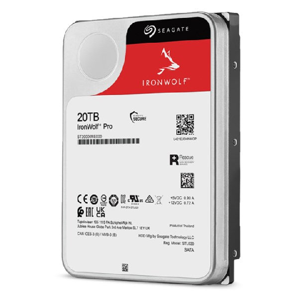 Hard disk SEAGATE IronWolf ST20000NT001, 20TB, 256MB Cache, SATA 6.0Gb/s