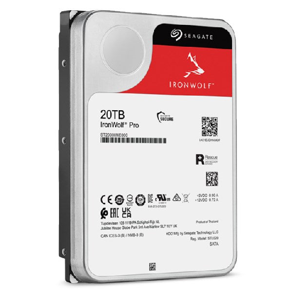 Hard disk SEAGATE IronWolf ST20000NT001, 20TB, 256MB Cache, SATA 6.0Gb/s